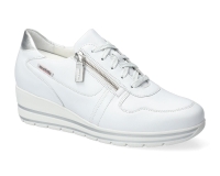 chaussure mobils lacets abby blanc